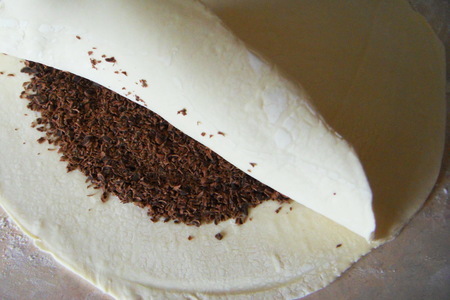 Перевёрнутый пирог с шоколадом и инжиром: шаг 3
