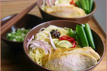 Фо га, вьетнамский суп с курицей: шаг 9