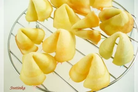 Китайское печенье с предсказаниями fortune cookie: шаг 11