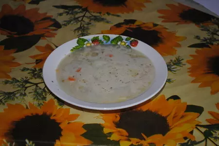Суп из зеленого горошка с сыром: шаг 1