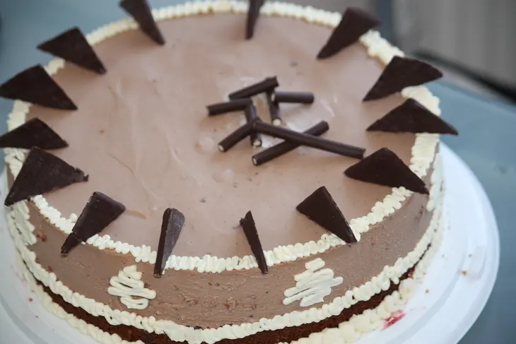 Торт "after eight" (мятный) + музыкальный  привет от марьянки: шаг 8
