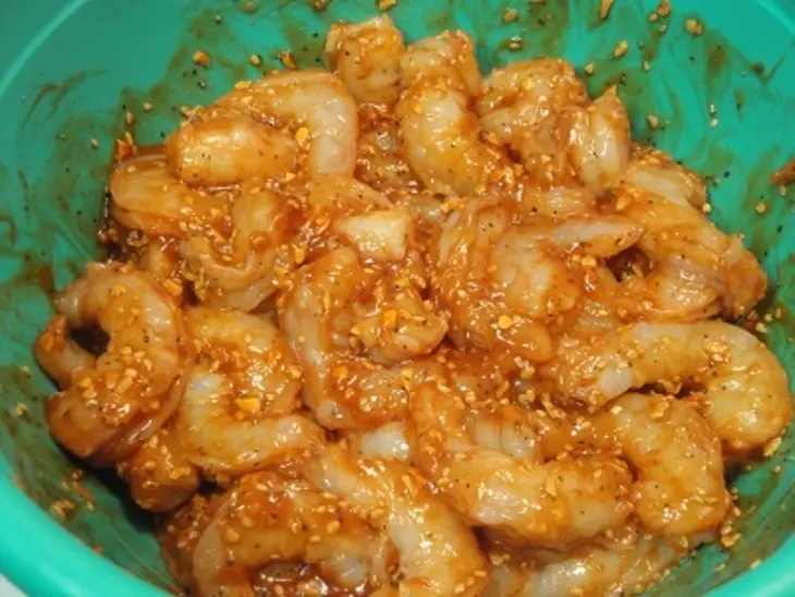 Острые креветки с кукурузой на гриле: шаг 3