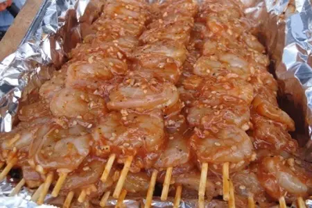 Острые креветки с кукурузой на гриле: шаг 5