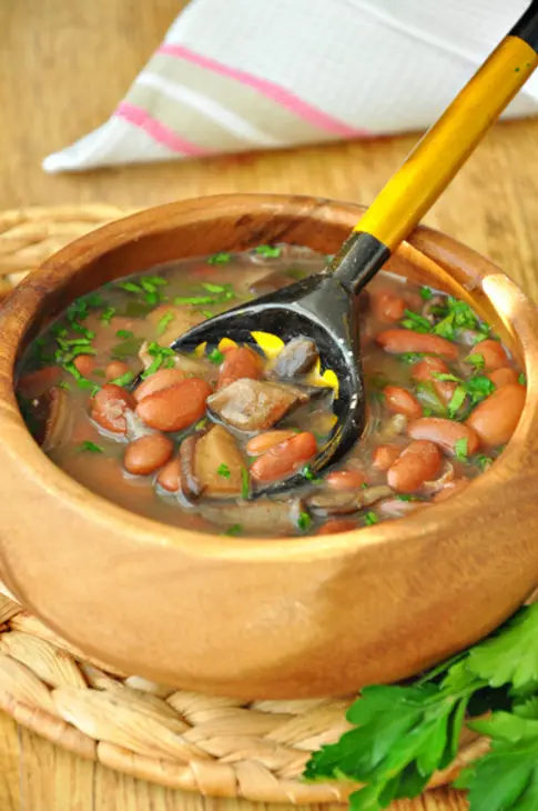 Тосканский грибной суп с фасолью (zuppa di fagioli e funghi): шаг 1