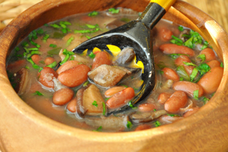 Тосканский грибной суп с фасолью (zuppa di fagioli e funghi): шаг 1