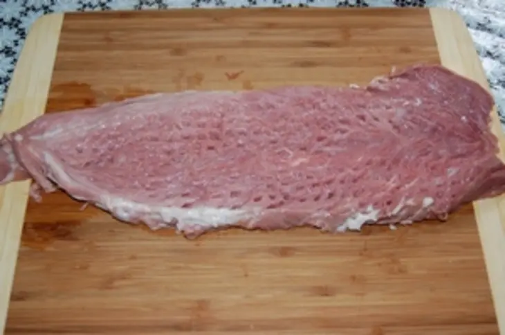 Мясной рулет "трио": шаг 2