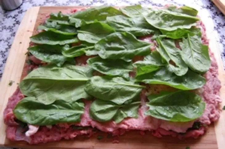 Мясной рулет "трио": шаг 7