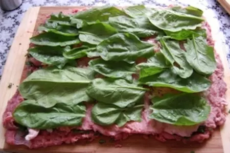 Мясной рулет "трио": шаг 7