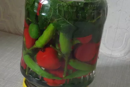 Перец горький "маринованный": шаг 3