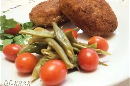 Котлеты из трески с ароматным маслом.: шаг 4