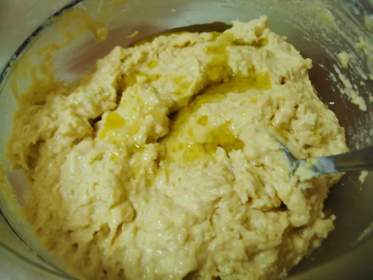 Пикантный кукурузный кекс-хлебец: шаг 3