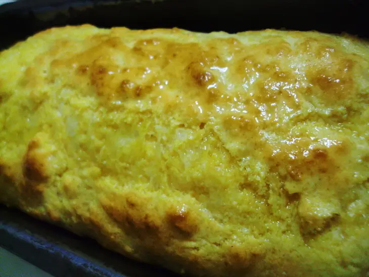 Пикантный кукурузный кекс-хлебец: шаг 5