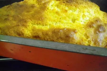 Пикантный кукурузный кекс-хлебец: шаг 6