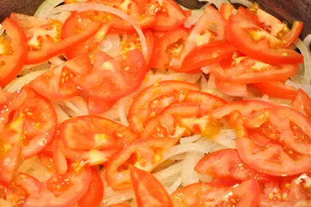 Тушеная печень с овощами: шаг 7