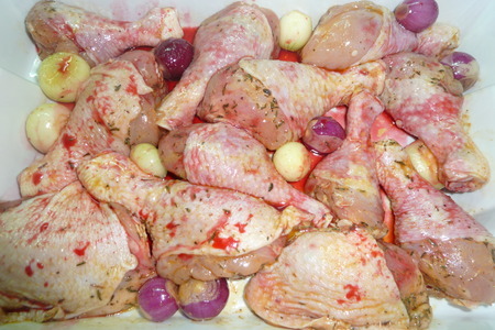 Куриные голени запеченные с вишней: шаг 5