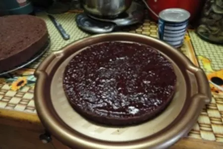 Шоколадный шифоновый бисквит в благодарность нашему сайту (мой дебют): шаг 2