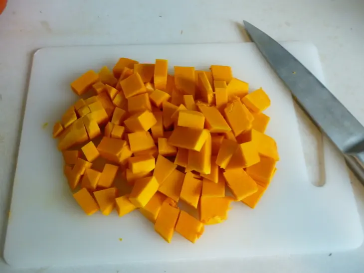Запечённый тыквенный десерт: шаг 2