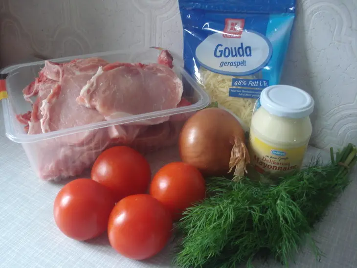 Мясо по-французски: шаг 1