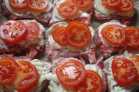 Мясо по-французски: шаг 3