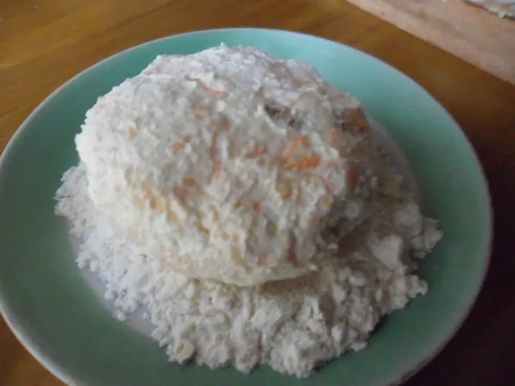Творожники с сырой морковью и яблоками: шаг 6