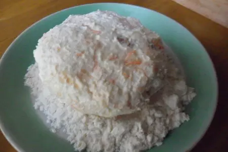Творожники с сырой морковью и яблоками: шаг 6