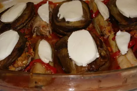 "канелони" из лука и "сэндвичи" из баклажанов.: шаг 7