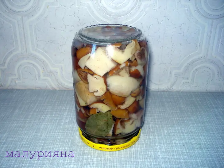 Маринованные маслята: шаг 3