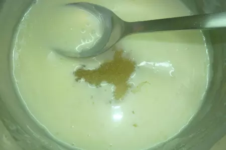 Заварные пирожные " малютка" с марципановым кремом: шаг 9
