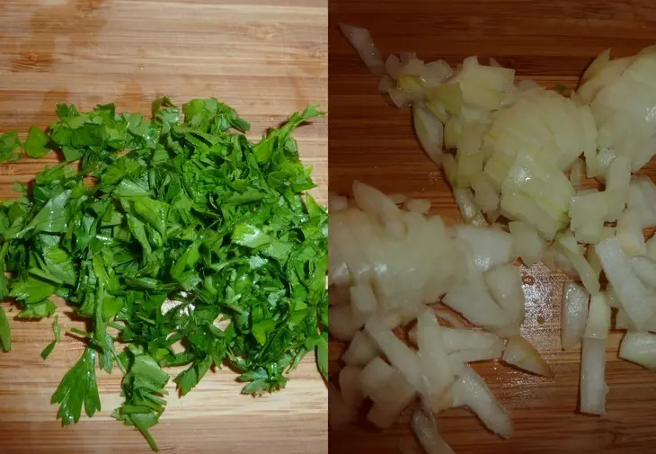 Тефтели мясные с грибами в ореховом соусе ( два в одном ): шаг 3