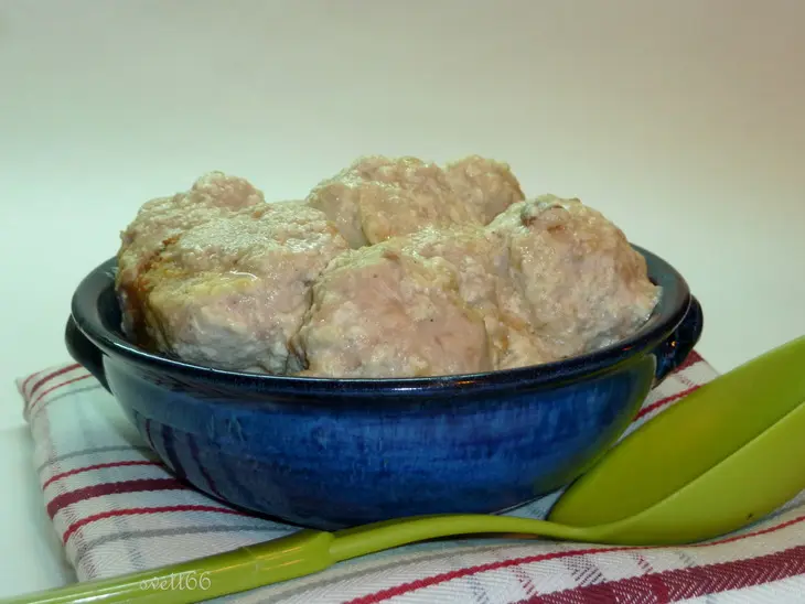 Тефтели мясные с грибами в ореховом соусе ( два в одном ): шаг 12