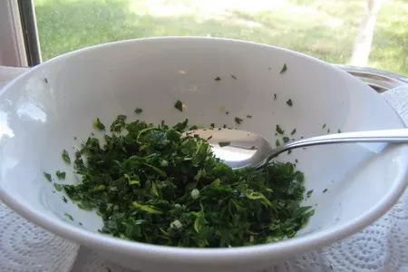 Паста с салмоном под соусом гремолата ( pappardelle with salmon and gremolata).: шаг 2