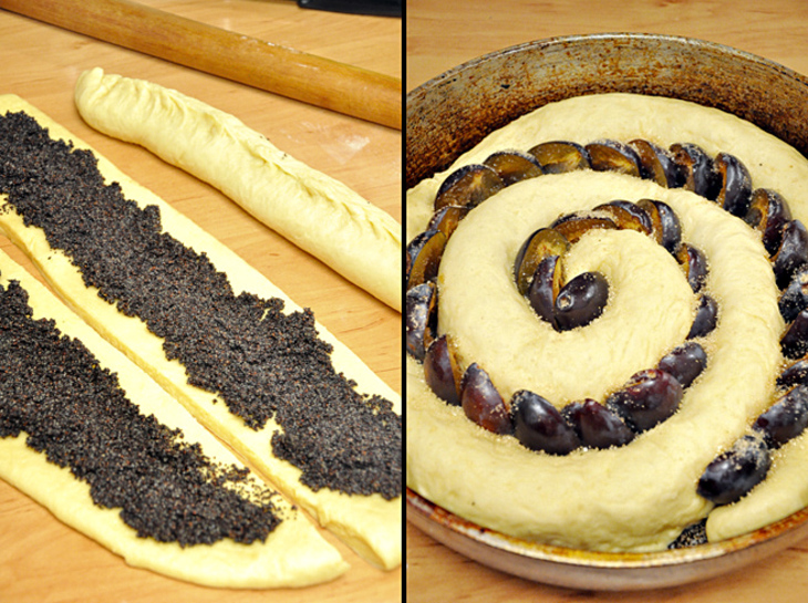 Сдобный спиральный пирог с черносливом и "со смаком": шаг 5