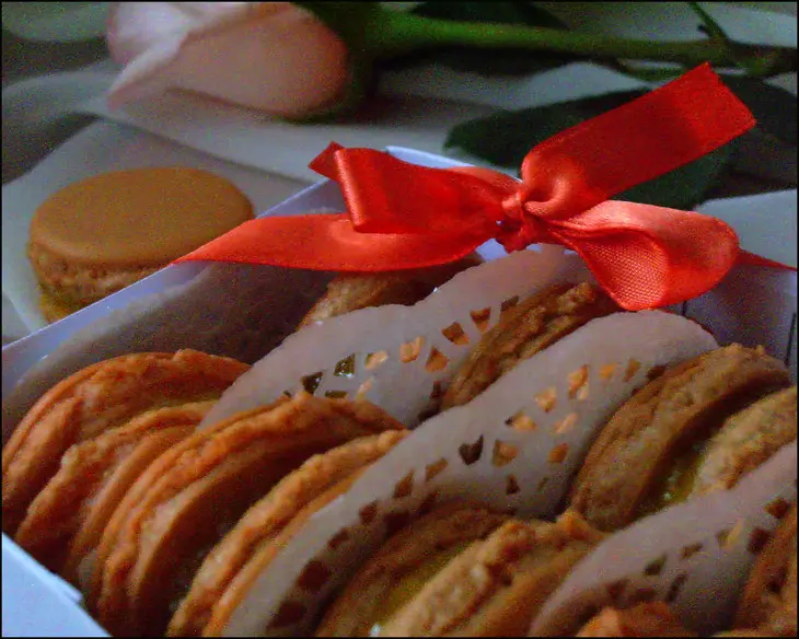 Макарон с апельсиновым джемом: шаг 1