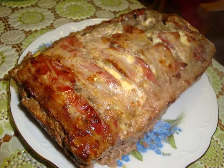 Мясной террин с куриными сердечками: шаг 6