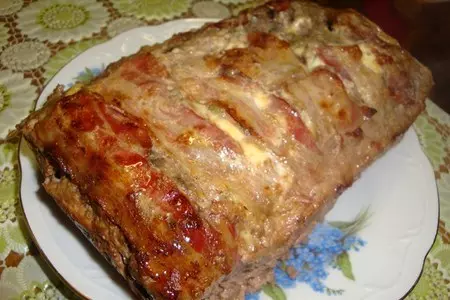 Мясной террин с куриными сердечками: шаг 6