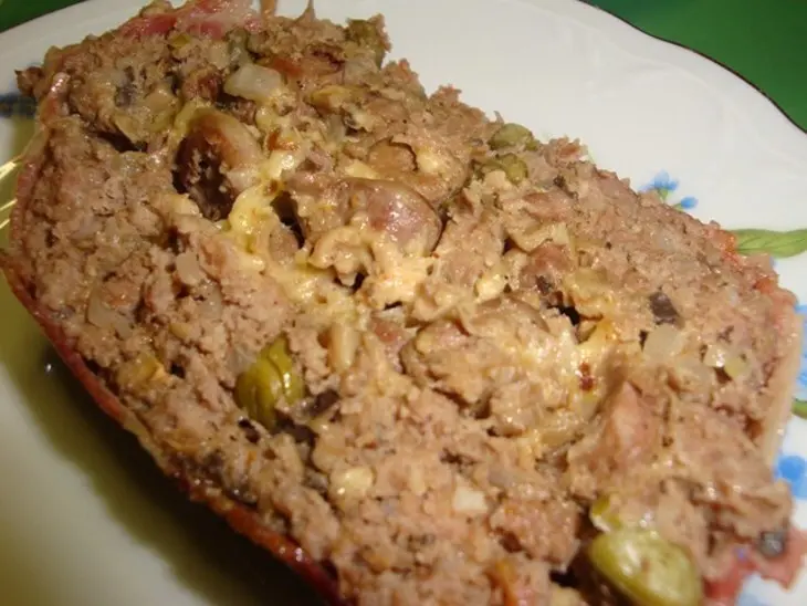 Мясной террин с куриными сердечками: шаг 7