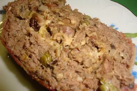 Мясной террин с куриными сердечками: шаг 7