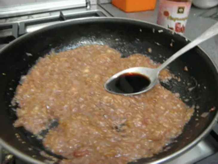 Инжир, фаршированный мясом, сухофруктами и орехами.: шаг 6