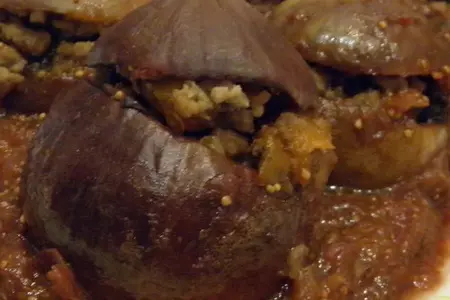Инжир, фаршированный мясом, сухофруктами и орехами.: шаг 8