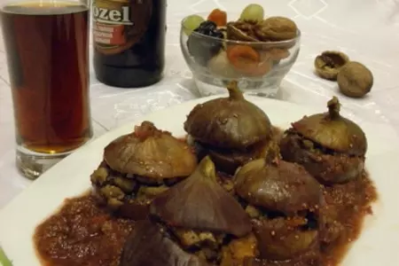 Инжир, фаршированный мясом, сухофруктами и орехами.: шаг 9