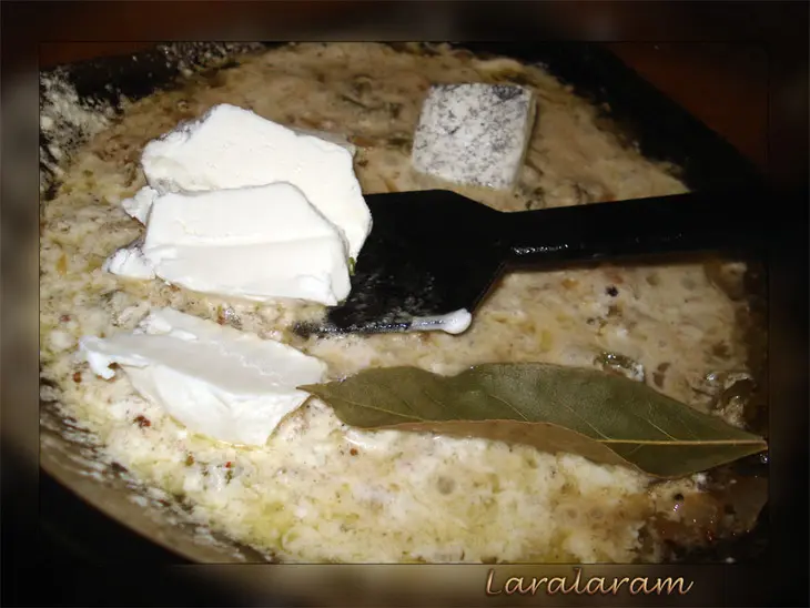 Паста + соус с рыбой, вермутом и сливками: шаг 6