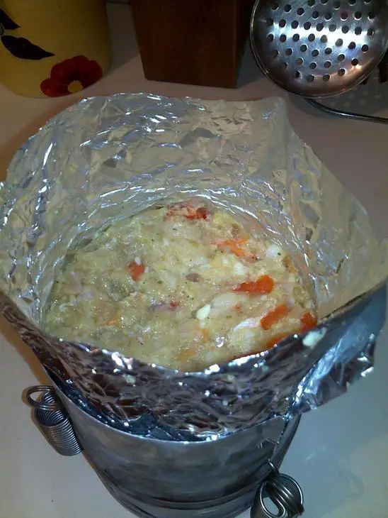 Куриный  или  мясной хлебец: шаг 3