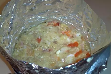 Куриный  или  мясной хлебец: шаг 3