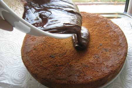 Торт-пирог с шоколадом и кокосом (coconut rough cake).: шаг 7