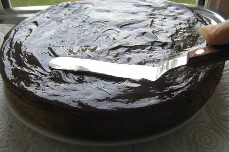 Торт-пирог с шоколадом и кокосом (coconut rough cake).: шаг 8
