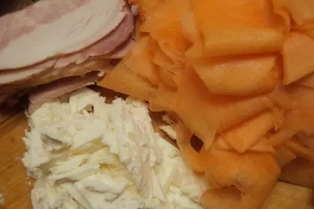 Хлеб с тыквой, копченой грудинкой и сыром фета. (дуэль): шаг 4
