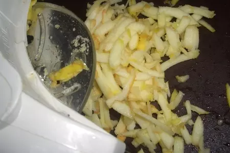 Джем яблочный "тертый янтарь": шаг 2