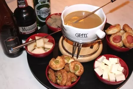 Пивное фондю с закусками: шаг 13