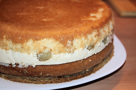 Банановый торт с карамельным баварским муссом для самой лучшей: шаг 23