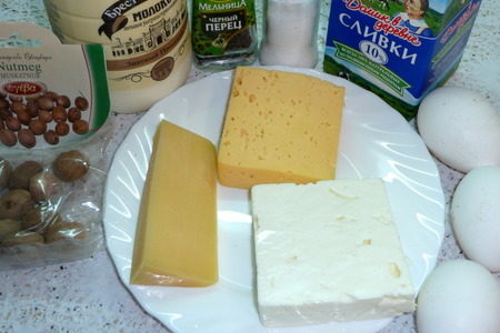 Пирог "три сыра" по мотивам швейцарского пирога: шаг 8